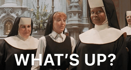Group of Nuns Standing What's Up