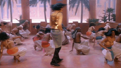 Group of People Dancing