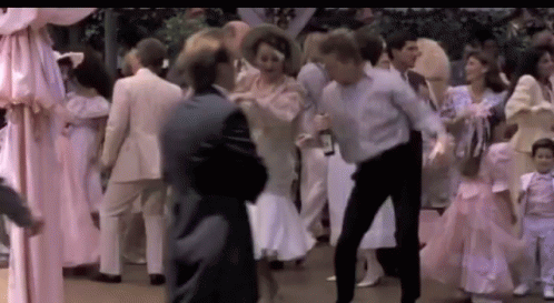 Group of People Dancing at Wedding Reception