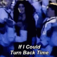 Group of People Dancing If I Could Turn Back Time