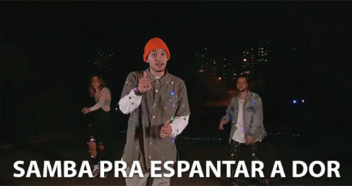Group Of People Dancing In Dark Samba Pra Espantar A Dor GIF