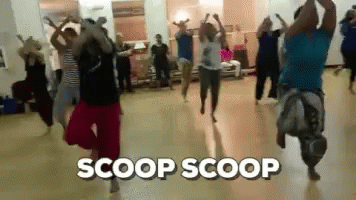 Group of People Dancing Scoop Scoop