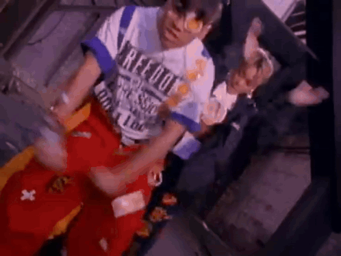 Group Of People Dancing Together GIF