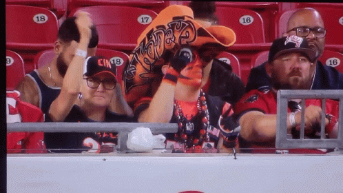 Group Of People In Stadium With Number 18 GIF