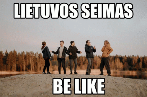 Group Of People On Dirt Hill Saying Be Like GIF