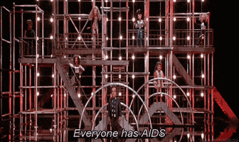 Group Of People On Stage Everyone Has Aids GIF