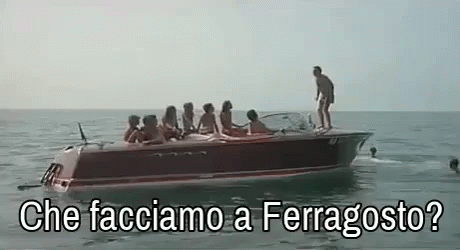 Group Of People Riding In A Boat On The Ocean GIF