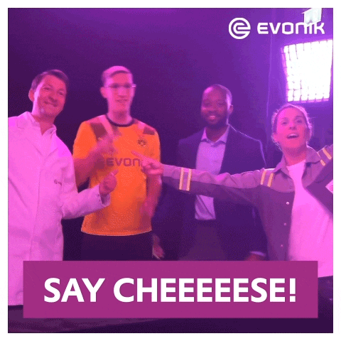 Group of People Saying Cheese