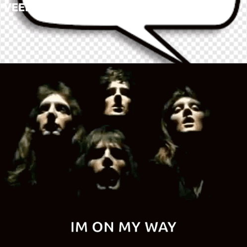 Group Of People Saying Im On My Way GIF