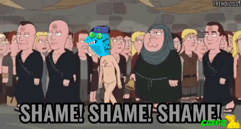 Group of People Shame Shame Shame