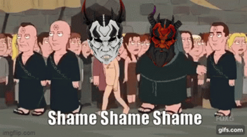 Group of People Shame Shame Shame