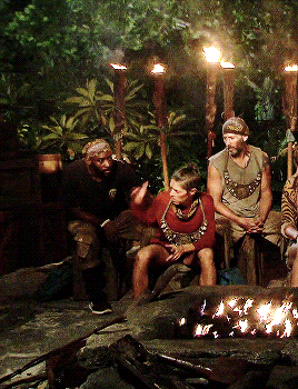 Group of People Sitting Around Fire Pit at Night
