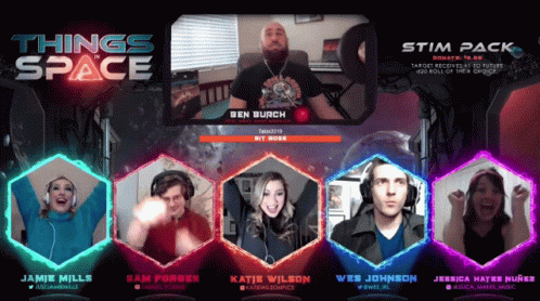 Group Of People Sitting In Front Of Things Space Sign GIF