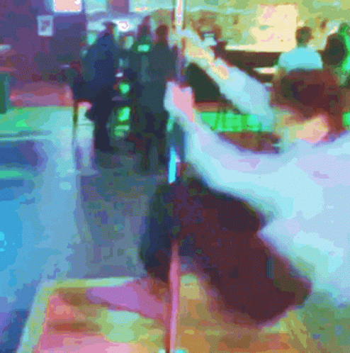 Group Of People Standing Around Table GIF