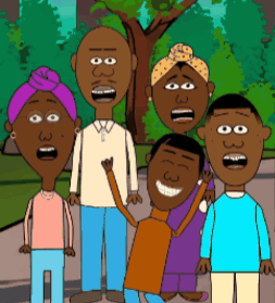 Group Of People Standing Together GIF