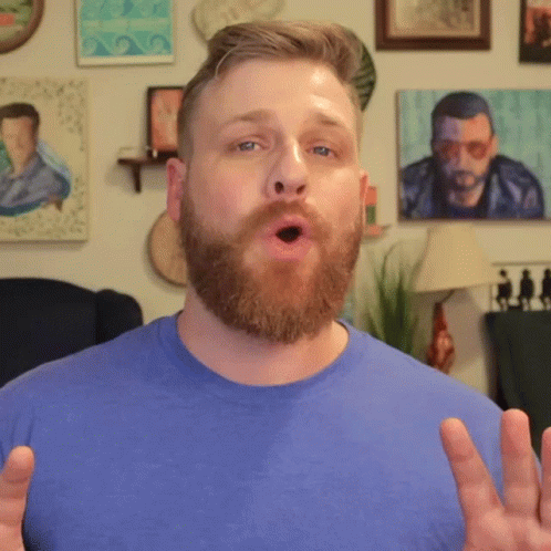 Group Of People With Man Covering Face GIF