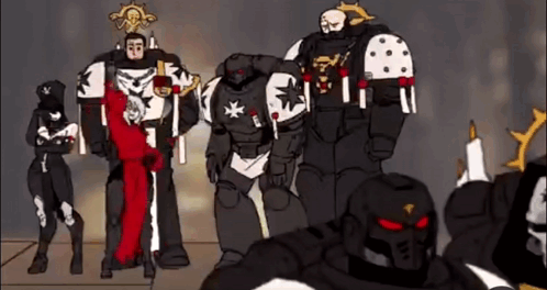 Group of Soldiers Cartoon