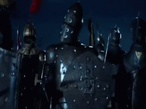 Group Of Soldiers In Armor GIF