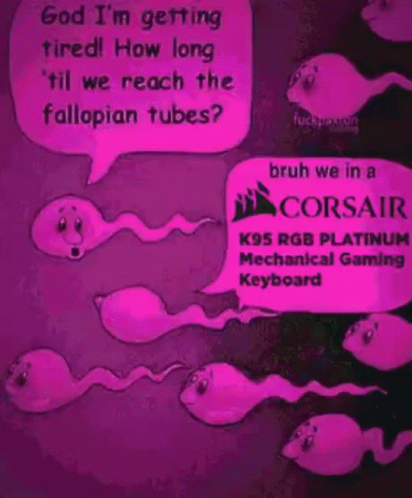 Group Of Sperm Talking GIF