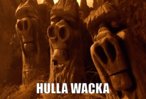 Group Of Statues With Something Not Right GIF