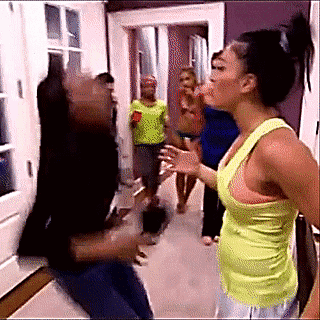 Group of Women Fighting