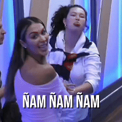 Group Of Women Saying Nam Nam Nam GIF