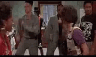 Group of Young Men Dancing
