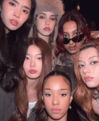 Group of Young Women Posing