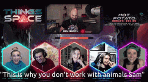 Group On Screen This Is Why You Don't Work With Animals Sam GIF