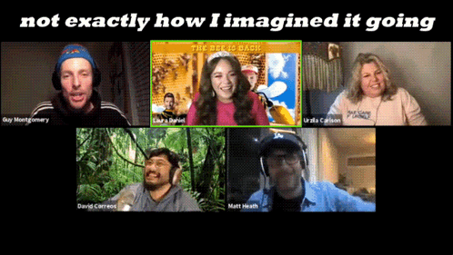 Group on Video Call Not Exactly How I Imagined It Going