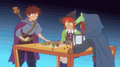 Group Playing Board Game GIF