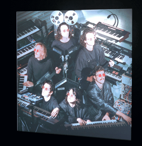 Group Playing Keyboards With Fender Sticker GIF