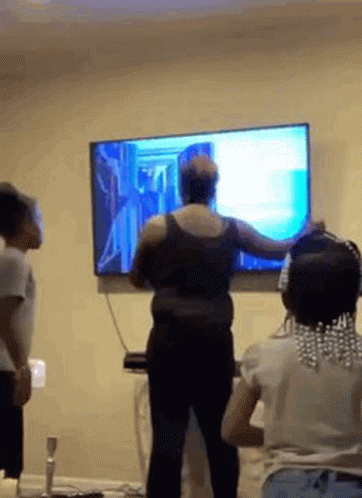 Group Playing Video Game
