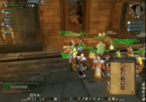 Group Playing Video Game On Computer GIF