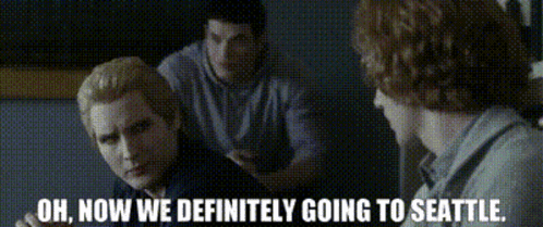 Group Sitting Around Table Oh Now We Definitely Going To Seattle GIF
