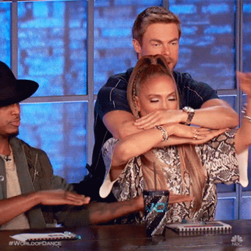 Group Sitting Around Table World Of Dance GIF