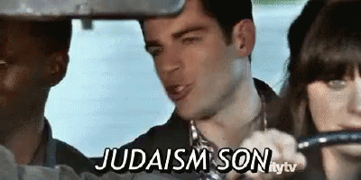 Group Sitting in Car With Judaism Son