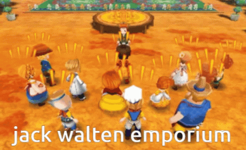 Group Standing Around Table Jack Walten Emporium GIF