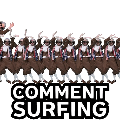 Group Standing Comment Surfing