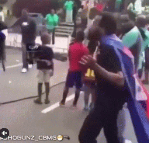 Group Standing on Street Sign Shogunz CBMG