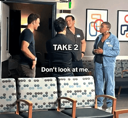 Group Take 2 Don't Look At Me GIF