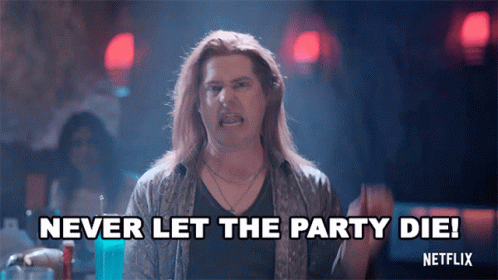 Group Walking Down Hallway Saying It's Over