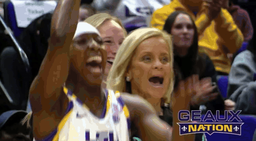Group Watching Basketball Louisiana Jersey