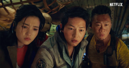 Group Watching Netflix GIF