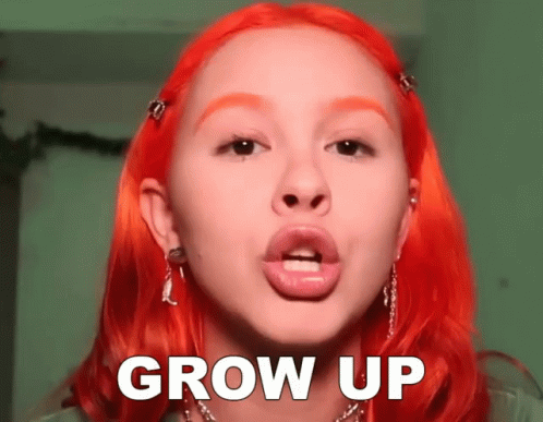 Grow Up Enjajaja With Dyed Hair GIF