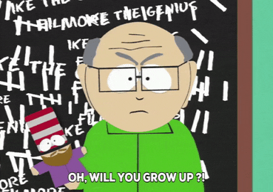 Grow Up Mr Herbert Garrison South Park GIF