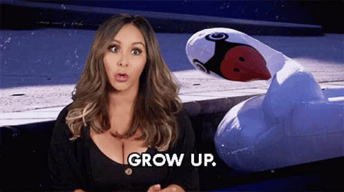 Grow Up Nicole Polizzi GIF