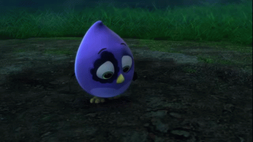 Growing Crystal Panda Bird GIF