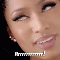 Growling Nicki Minaj Anaconda GIF