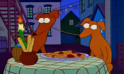 Growling The Simpsons Spaghetti GIF
